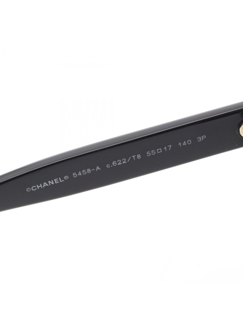 Chanel Sunglasses Logo Black Eyewear - Picture 4 of 6